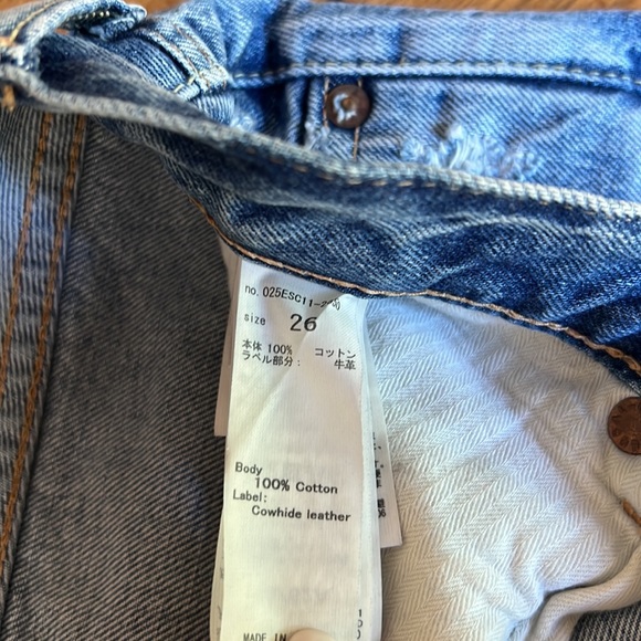 High wasted denim shorts - Picture 5 of 6